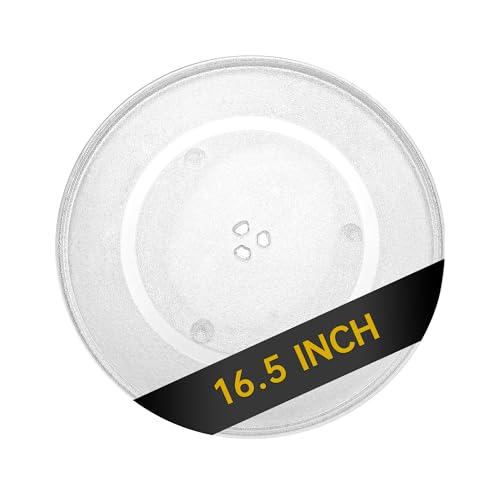 Rotaglass 165 Microwave Glass Turntable Plate 165 42cm Microwave Tray Replacement Glass Plate Glass Tray Replacement for LG GE Magic Chef Hotpoint Panasonic Kenmore etc - Image 1