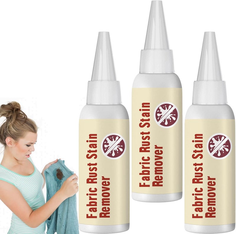 woobles Emergency Stain Rescue Stain Remover,Fabric Rust Stain Remover Strong Clothes Rust Remover,Waterless Clothing Cleaner,Quick And Easy Dirt Spot Removal for Laundry (50ml, 3PCS) 1 Count (Pack of 1) 3PCS - Image 1