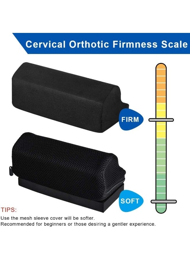 StrongTek - StrongTek Neck Stretcher Cervical Traction Device for Head, Shoulder, and Spine Alignment, Cushioned Chiropractic Pillow for TMJ Pain Relief, Stretching, and Physical Therapy - Image 1