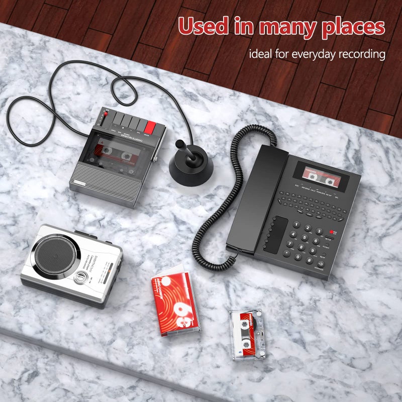 DIGITNOW أشرطة كاسيت فارغة من DIGITNOW - صوت منخفض الضوضاء وعالي الإنتاج 60 دقيقة، ممتازة للمحاضرات والندوات والتسجيل اليومي (عبوة 3)  - Image 4