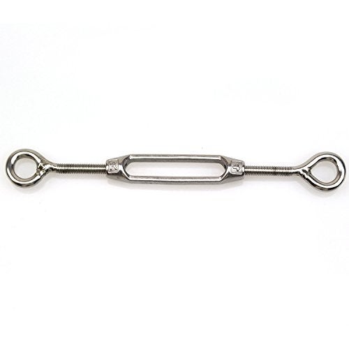 DYWISHKEY M4 Stainless Steel 304 Eye & Eye Turnbuckle Wire Rope Tension (5Pcs) - Image 5