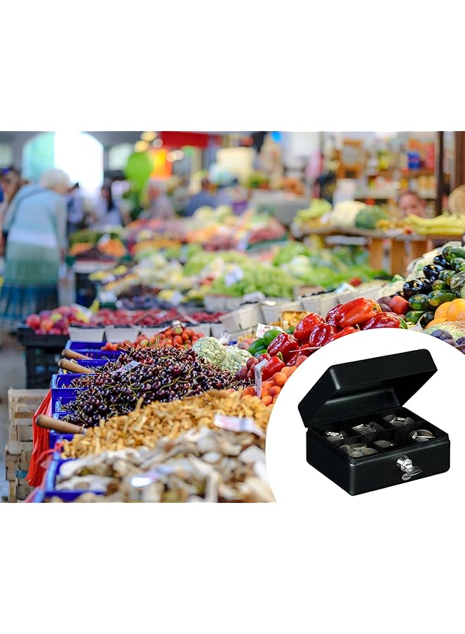 ييل صندوق نقود Ycb 080 Bb2 صغير باللون الأسود - Image 5