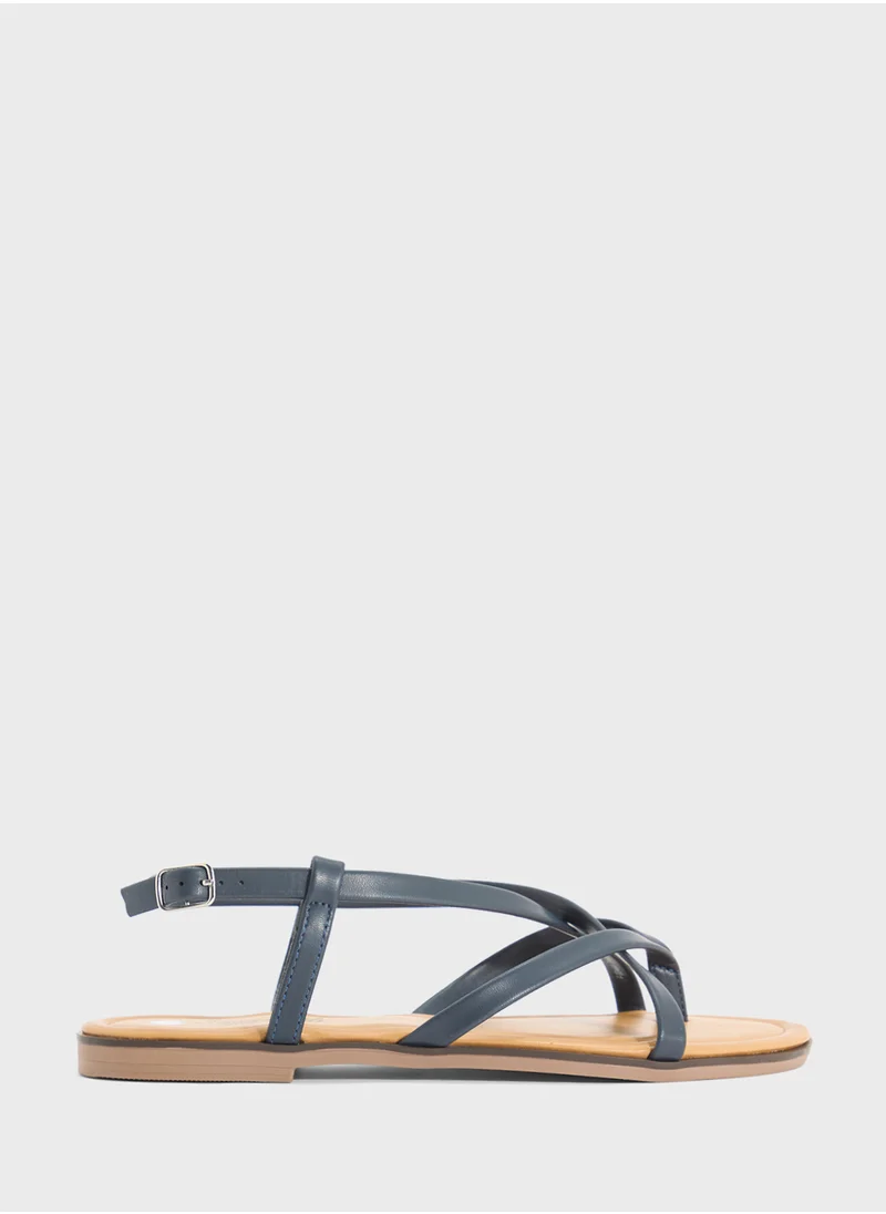 ELLA Strappy  Flat Sandal