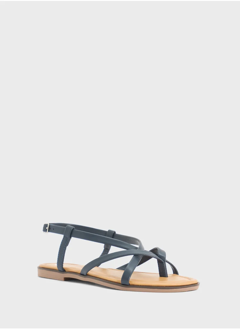 ELLA Strappy  Flat Sandal