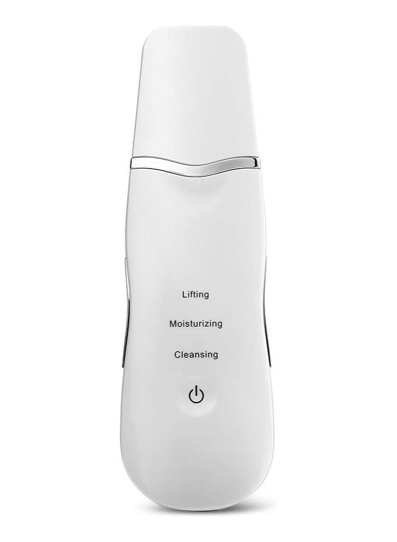 منظف ​​الوجه المحمول بالموجات فوق الصوتية لإزالة الرؤوس السوداء، قابل لإعادة الشحن، منظف بشرة الوجه، مستخرج تقشير البشرة، أبيض - Image 5