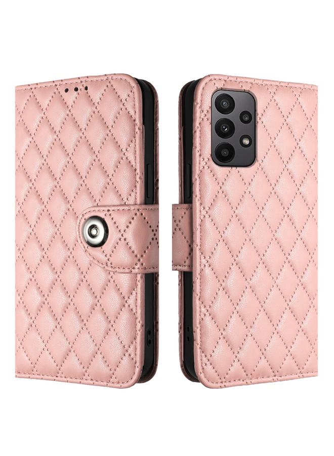 اس-توب جراب لهاتف Samsung Galaxy A13 4G / 5G جراب هاتف جلدي قلاب بملمس معيني مع حبل - Image 2