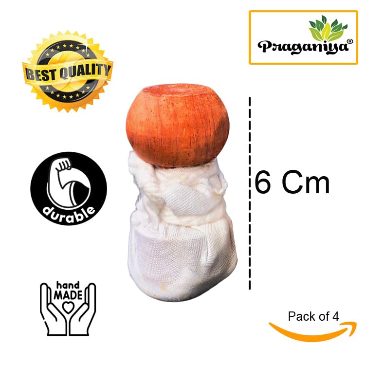 PRAGANIYA Oil Spreader for Dosa Tawa and Fry Pan, Cotton Oil Dispenser Brush Pack of 4 - Image 2