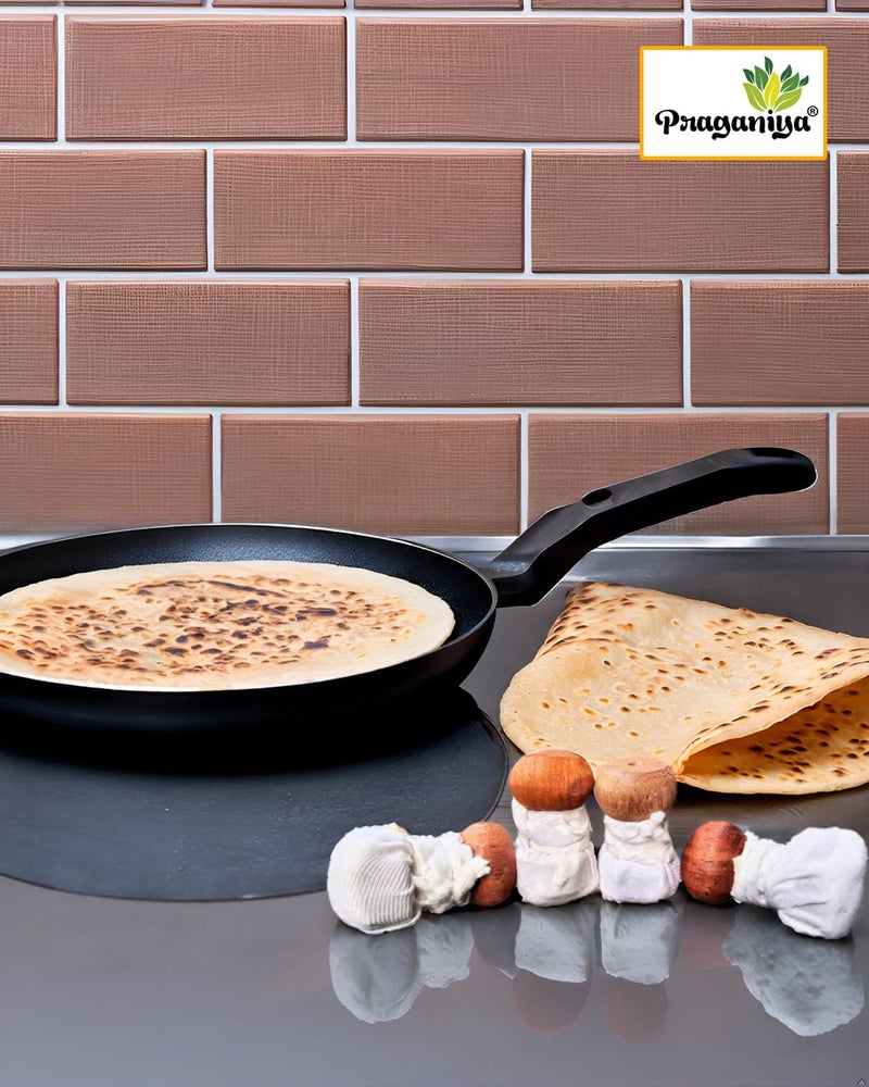 PRAGANIYA Oil Spreader for Dosa Tawa and Fry Pan, Cotton Oil Dispenser Brush Pack of 4 - Image 4
