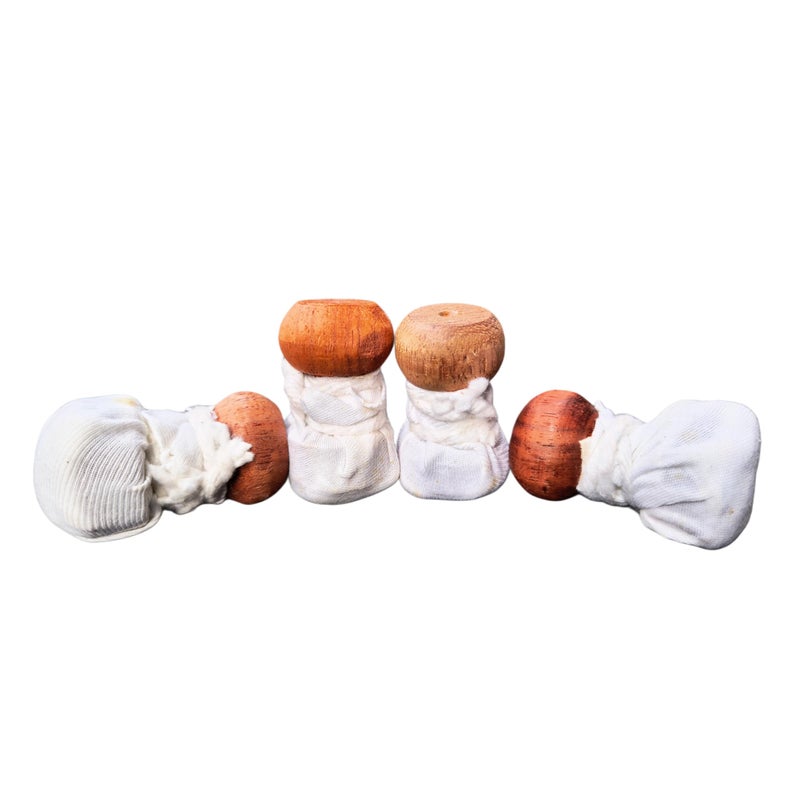PRAGANIYA Oil Spreader for Dosa Tawa and Fry Pan, Cotton Oil Dispenser Brush Pack of 4 - Image 5