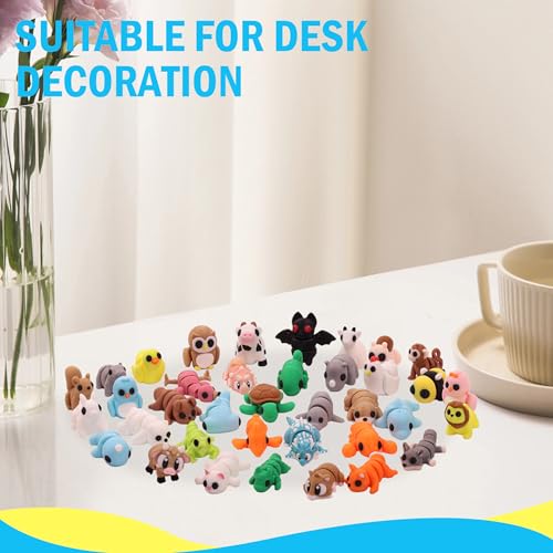 NEXT STOP M Easter Basket Stuffers 37PCS Animals Figures 3D Printed Animals Figurines Articulated Fidget Toys Party Favors for Kids Goodie bag Stuffers Unique Birthday Easter Egg Hunts Classroom Rewards - Image 5