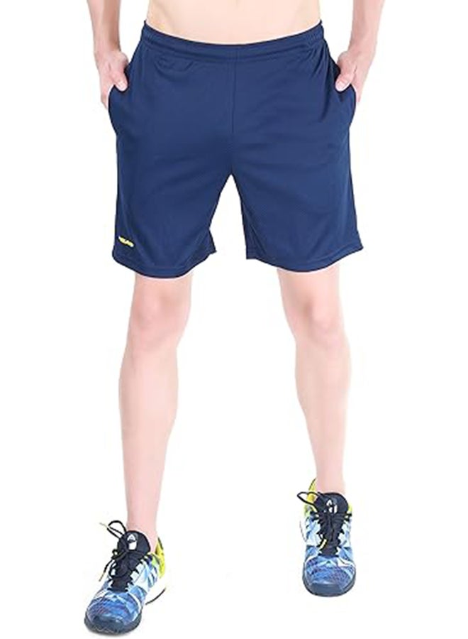 HEAD HBS-1091 Polyester Badminton Shorts, X-Large (Navy) - Image 1