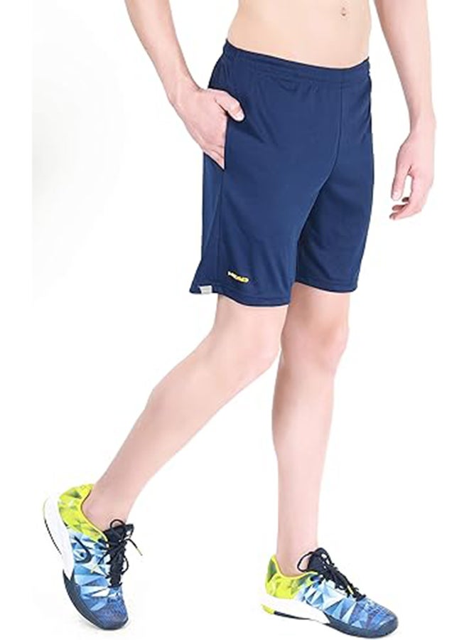 HEAD HBS-1091 Polyester Badminton Shorts, X-Large (Navy) - Image 2