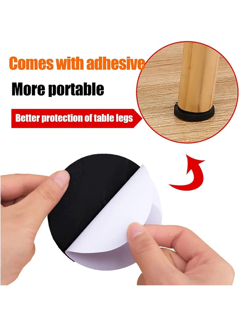 Generic Non Slip Furniture Pads–60PCS EVA Furniture Protector Self Adhesive Sticky Floor Protector Mat Furniture Grippers Chair Leg Pads Anti Scratch Foam Table Chair Sofa Sticky Floor Mat, Square and Round  - Image 3