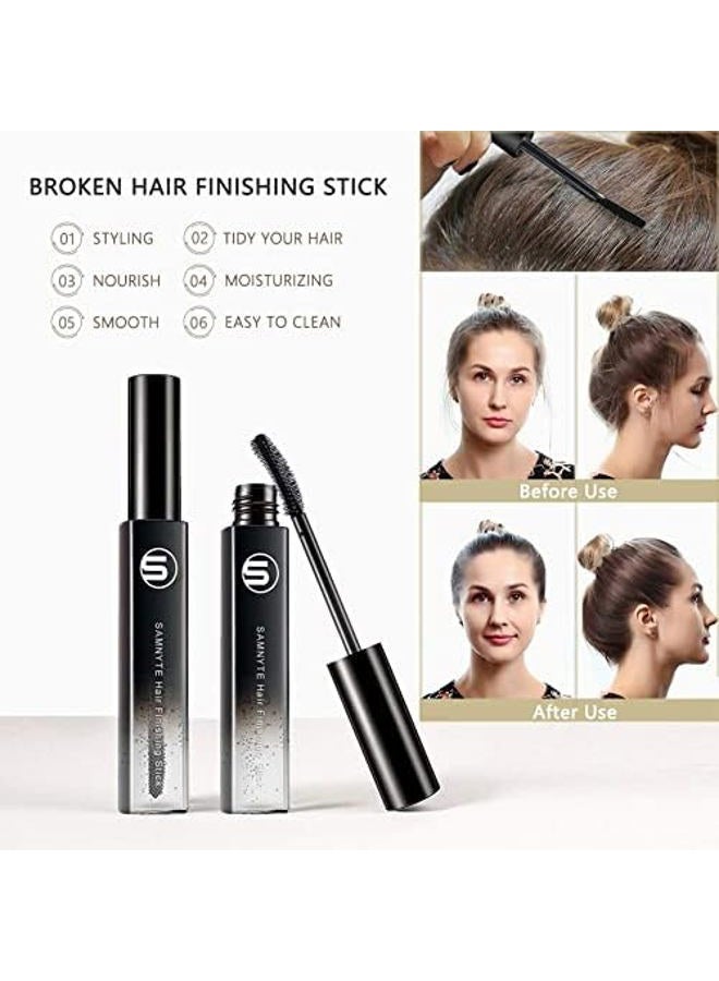 Samnyte Hair Finishing Stick, (3 Pack) Flyaway Tamer for Baby Hair and Women's Hairstyling, with Shiny Mascara for Broken Flyaways - Image 5