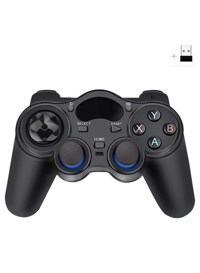 Digital Computer/game Controller Gamepad For Pc/ps3/ps4/xbox One/xbox 360 Vibration Turbo Functions-Product Color:850 2.4g Handle (without Adapter)-Black