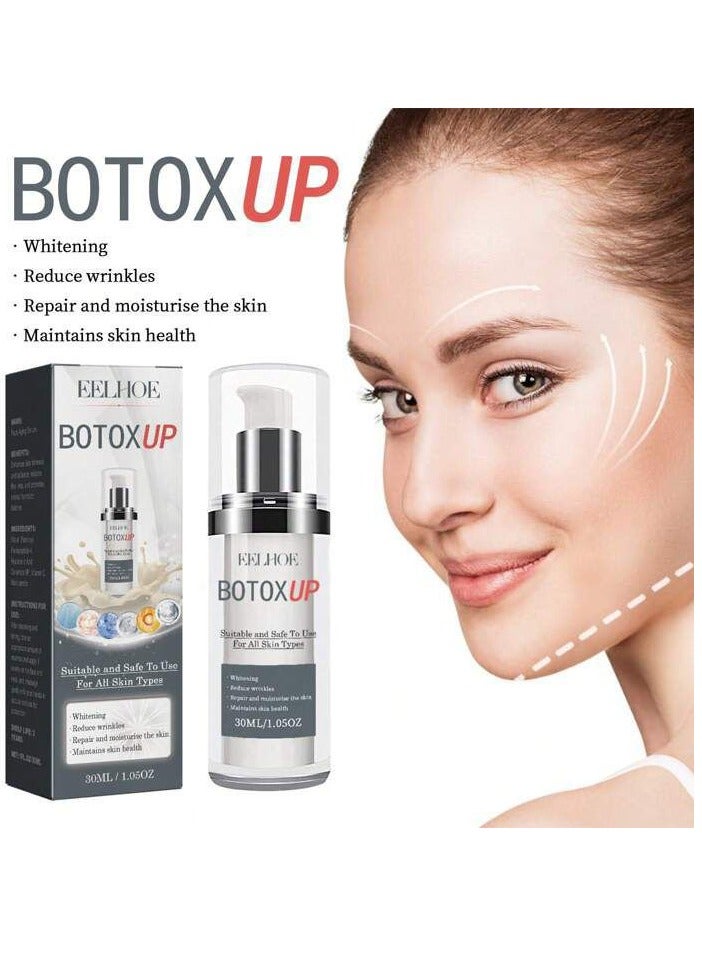 إيلهو مصل البوتوكسوب فيتامين C حمض الهيالورونيك الكولاجين جوهر الوجه اشراق تبييض مكافحة الشيخوخة حب الشباب مصل الوجه