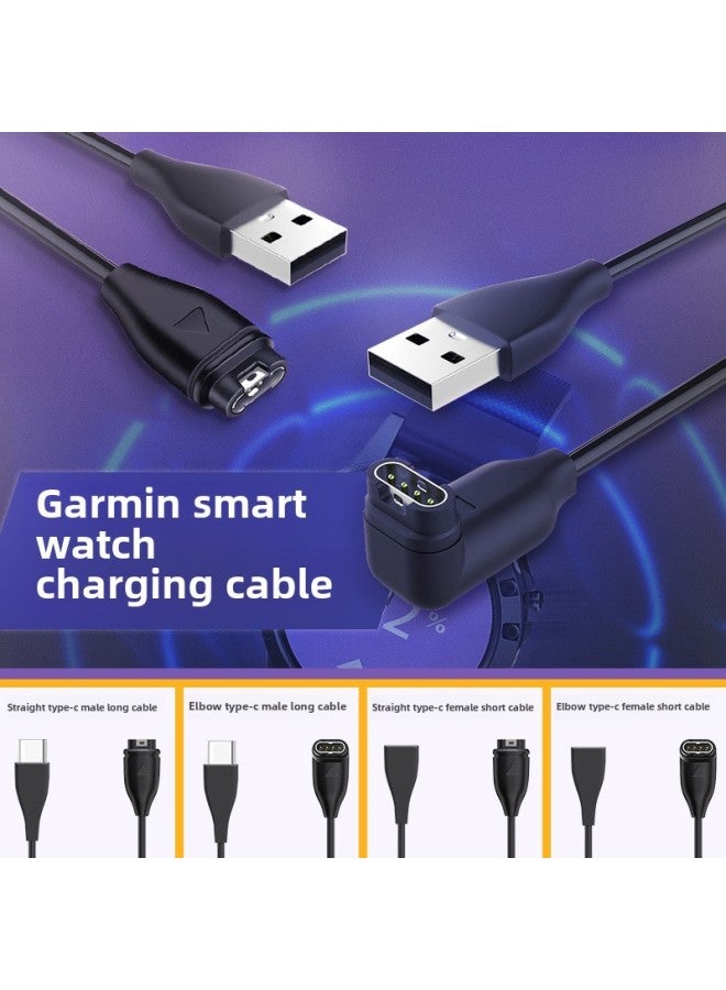 Sports Watch Charger FENIX Series Time 945/245 Charging Line Instinct-Color:A Revolution Jiaming Line 1 Meter Straight Head  - Image 2
