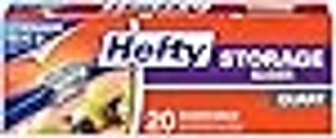 SLIDER STORAGE BAGS QUART 20 COUNT
