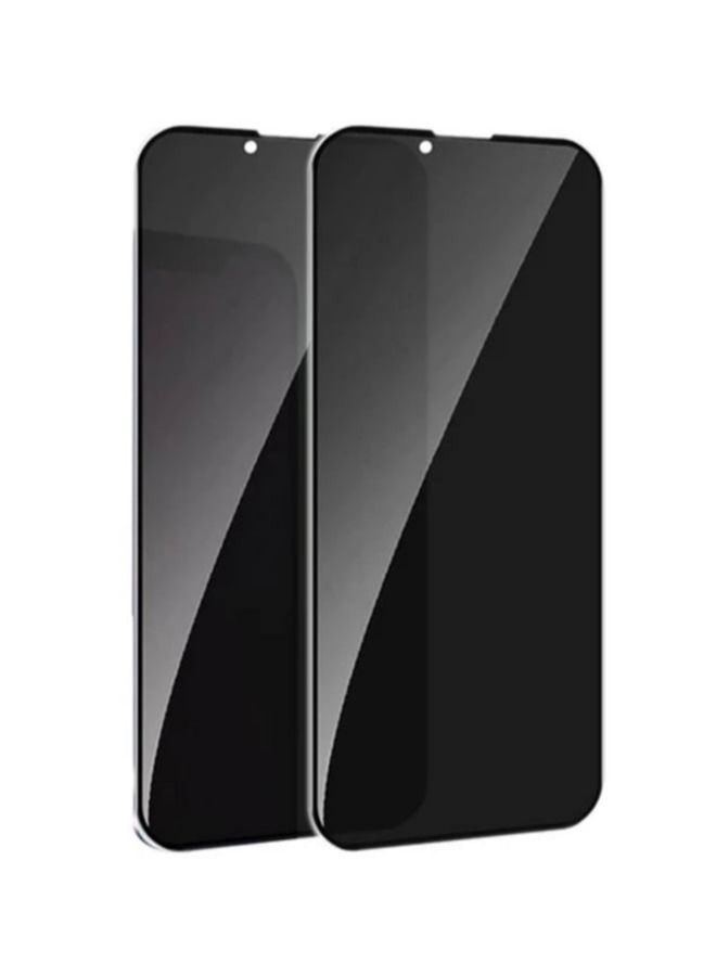 واقي شاشة الخصوصية من الزجاج المقوى المقاوم للخدش لهاتف iPhone 13 Pro Max مقاس 6.7 بوصة، قطعتان - Image 1