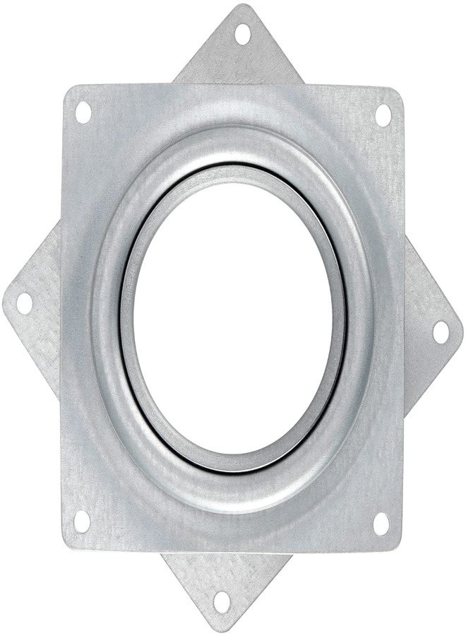 MUKLEI 25 Pack 4 Inch Lazy Susan Hardware Kit, Zinc-Plated Swivel Plate, Square Rotating Bearing Turntable for Serving Trays, Kitchen Storage Racks, Craft Project - Image 4