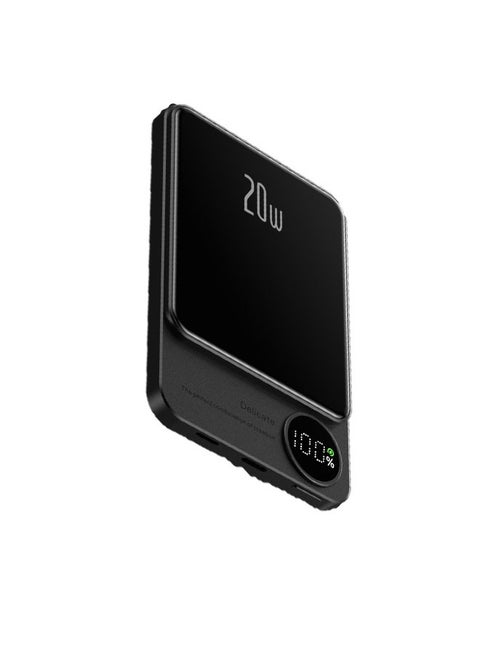 Portable Magnetic Power Bank with PD 20W and 15W Wireless Fast Charging for MagSafe - External Battery Compatible with iPhone