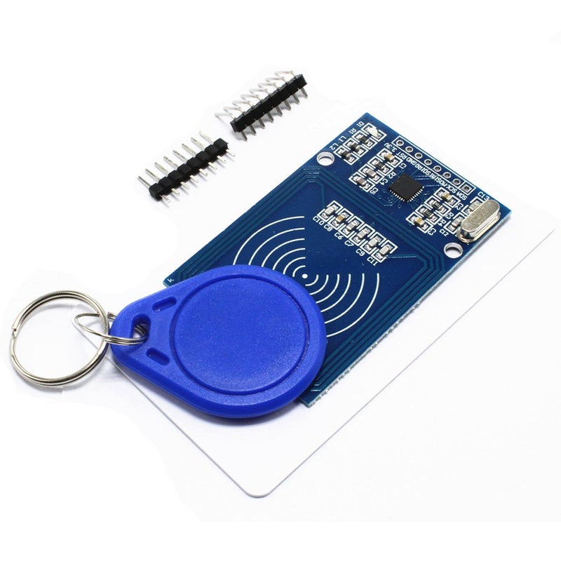 HiLetgo RFID Kit - Mifare RC522 RF IC Card Sensor Module + S50 Blank Card + Key Ring for Arduino Raspberry Pi - Image 2