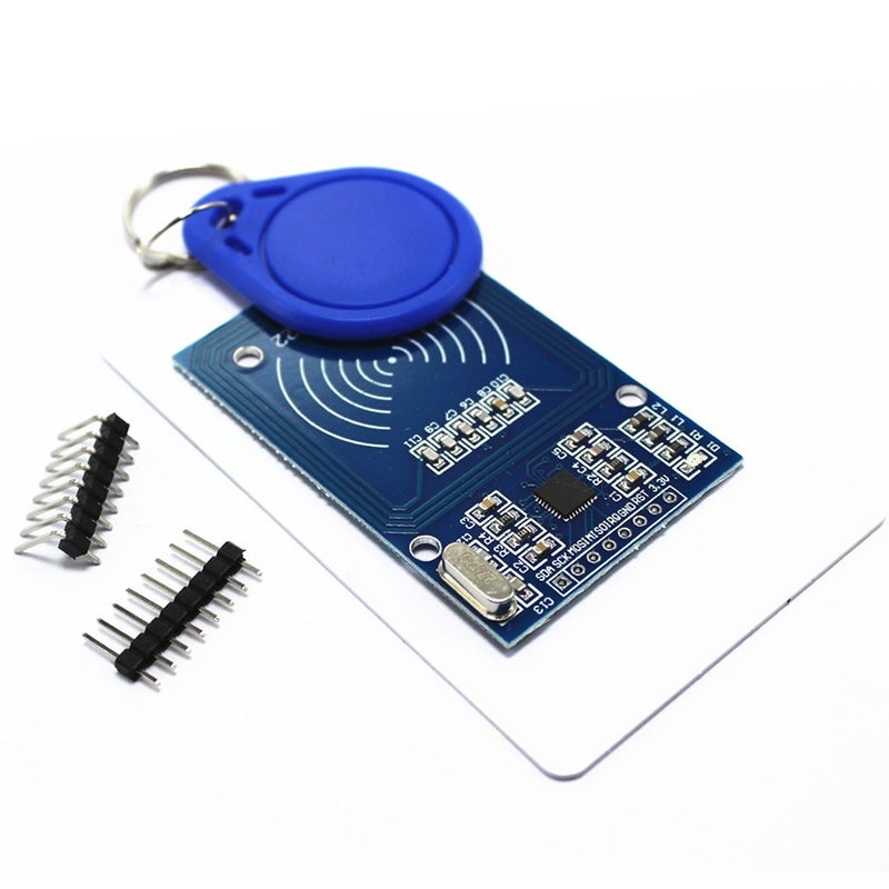 HiLetgo RFID Kit - Mifare RC522 RF IC Card Sensor Module + S50 Blank Card + Key Ring for Arduino Raspberry Pi - Image 3