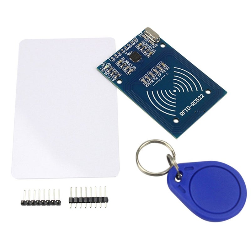HiLetgo RFID Kit - Mifare RC522 RF IC Card Sensor Module + S50 Blank Card + Key Ring for Arduino Raspberry Pi - Image 4