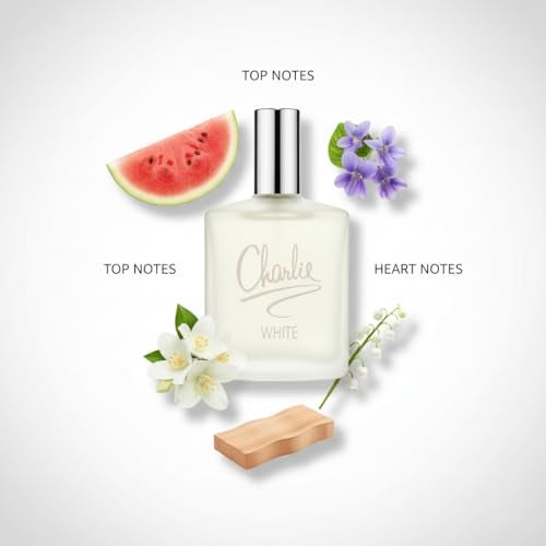 Charlie Revlon Charlie White Eau De Toilette (EDT) for Women, 100ml | Iconic Clean, Floral, & Aquatic Fragrance | Timeless Classic Scent - Image 2
