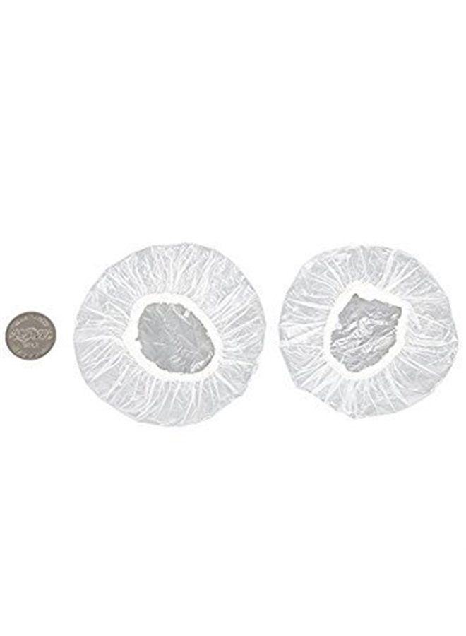Elandy 100PCS Disposable Hair Dyer Ear Protector Covers Shower Caps for Ears Clear Hair Dye Hair Bathing Beauty Earmuffs Shower Cap - Image 5