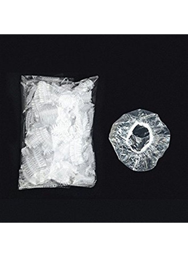 Elandy 100PCS Disposable Hair Dyer Ear Protector Covers Shower Caps for Ears Clear Hair Dye Hair Bathing Beauty Earmuffs Shower Cap - Image 2