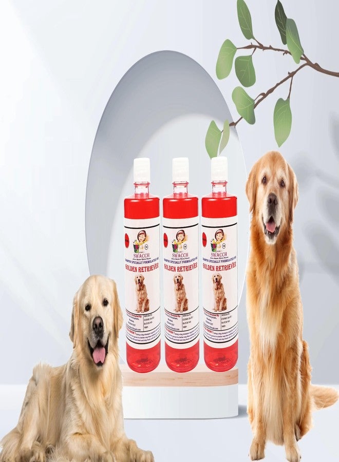 SWACCH Shampoo Specially FORMULATED for Golden Retriever (500ML) (Pack of 3) Jasmine - Image 3