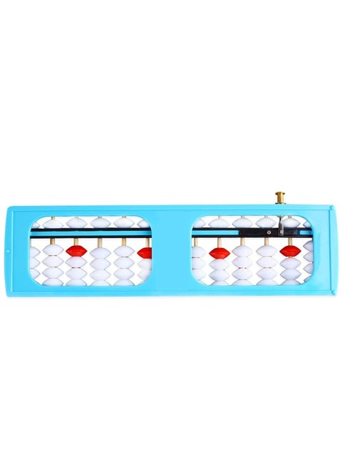 Abacus, Bead Arithmetic Counting Abacus with Reset Button 13 Column Chinese Calculator Math Counting Tool for Students Kid Calculator Counting Tool for Kid Educational Brain Teaser Toys Gift
