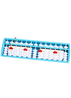 KASTWAVE Abacus, Bead Arithmetic Counting Abacus with Reset Button 13 Column Chinese Calculator Math Counting Tool for Students Kid Calculator Counting Tool for Kid Educational Brain Teaser Toys Gift  - Image 4
