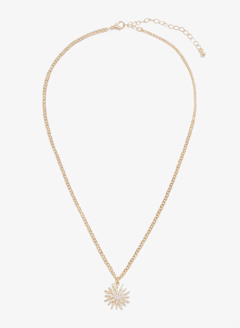 ELLA Layered Dainty Drop Down Necklace