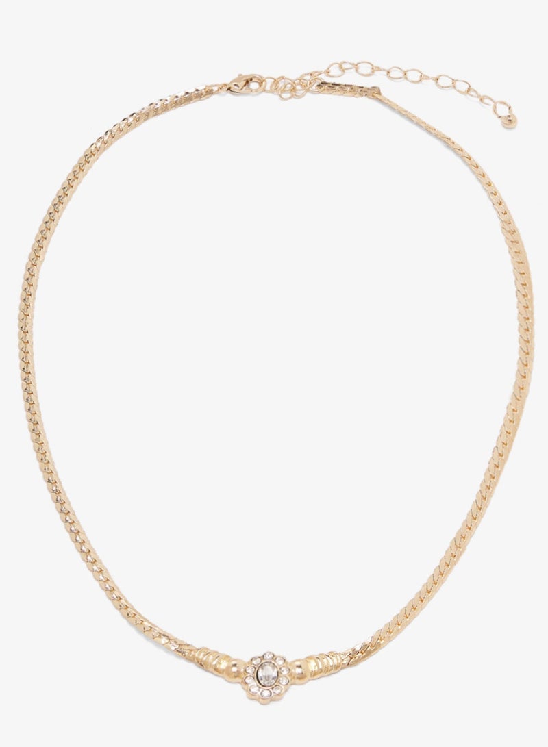 ELLA Layered Dainty Drop Down Necklace - Image 5