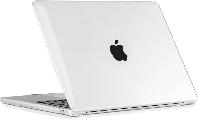 سيفن لاين متوافق مع حافظة MacBook Air 13.6 بوصة M4/M3/M2 2022-2025 حافظة صلبة كريستالية شفافة للكمبيوتر المحمول لـ Mac Air 13 بوصة موديل جديد A2681/A3113/A3240 وواقي لوحة مفاتيح، شفاف - Image 3