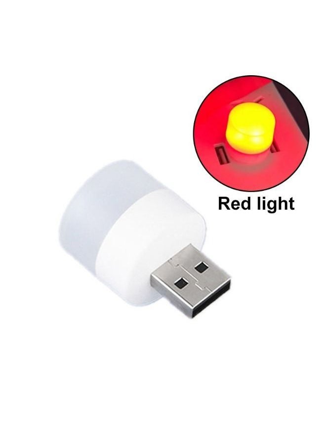 SUNIFY - 2 PCS LED Night Light Bulb USB Type  New , car usb night light, led toilet light, nite light bulb baby, bright night light for kids bedroom, USB mini light led(RED) - Image 1