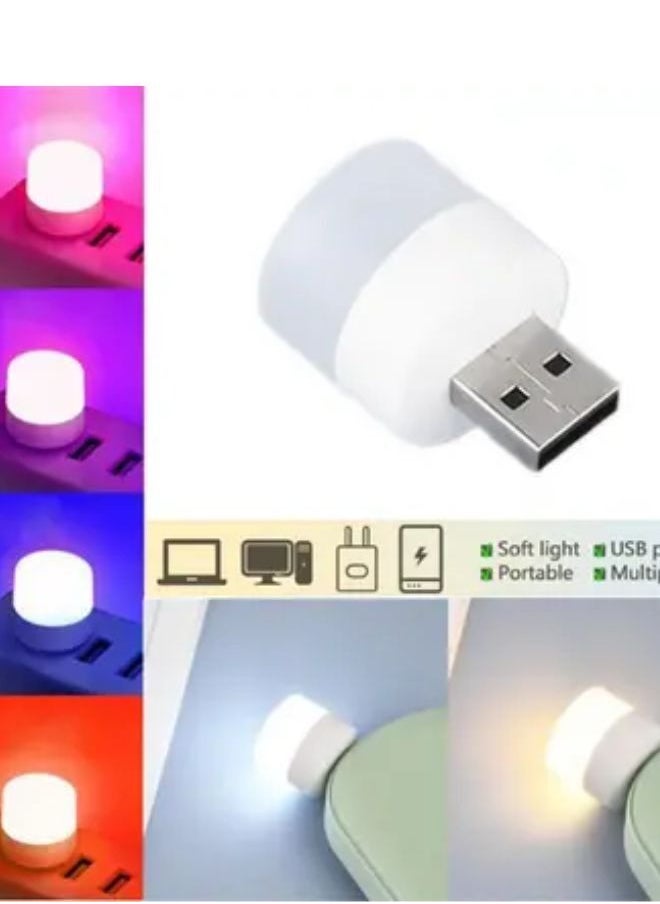 SUNIFY - 2 PCS LED Night Light Bulb USB Type  New , car usb night light, led toilet light, nite light bulb baby, bright night light for kids bedroom, USB mini light led(RED) - Image 1