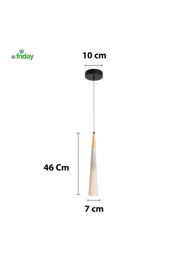 ALFRIDAY Modern Tapered Pendant Light G Holder Dimmable Adjustable Drop 2M Wire Warm Accent Lighting - Image 5