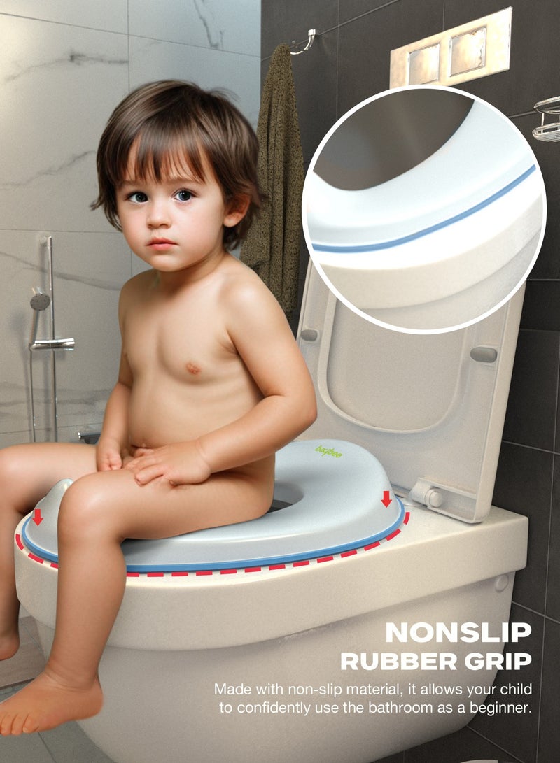 Baybee Citrea Potty Training Seat for Kids, Portable Potty Seat Chair for Baby Western Toilet Trainer Seat with Anti Slip Strip, Kids Toilet Seat for New Born Babies 1 to 5 Years Boys Girls - Image 5
