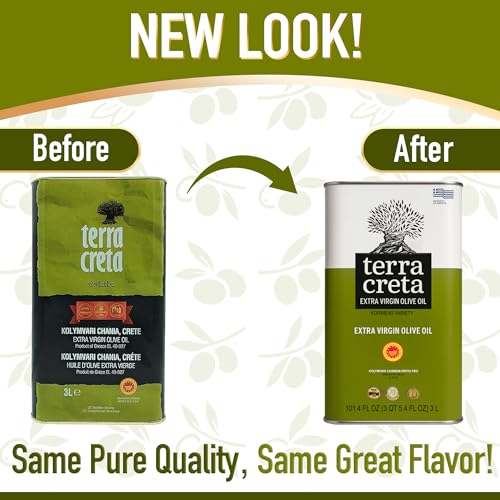 Terra Creta | Award Winning | Kolymvari Estates | 100% Pure Greek Olive Oil | Cold Extracted | Protective Designation of Origin | 3Ltr - (101.4 fl.oz) Tin - Image 2