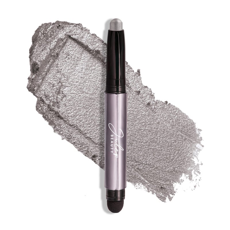 Julep Julep Eyeshadow 101 CreamtoPowder Waterproof Shadow Stick  Rainstorm Shimmer  LongLasting CreaseProof Deep Silver Shimmer Cream Eyeshadow with Builtin Smudger