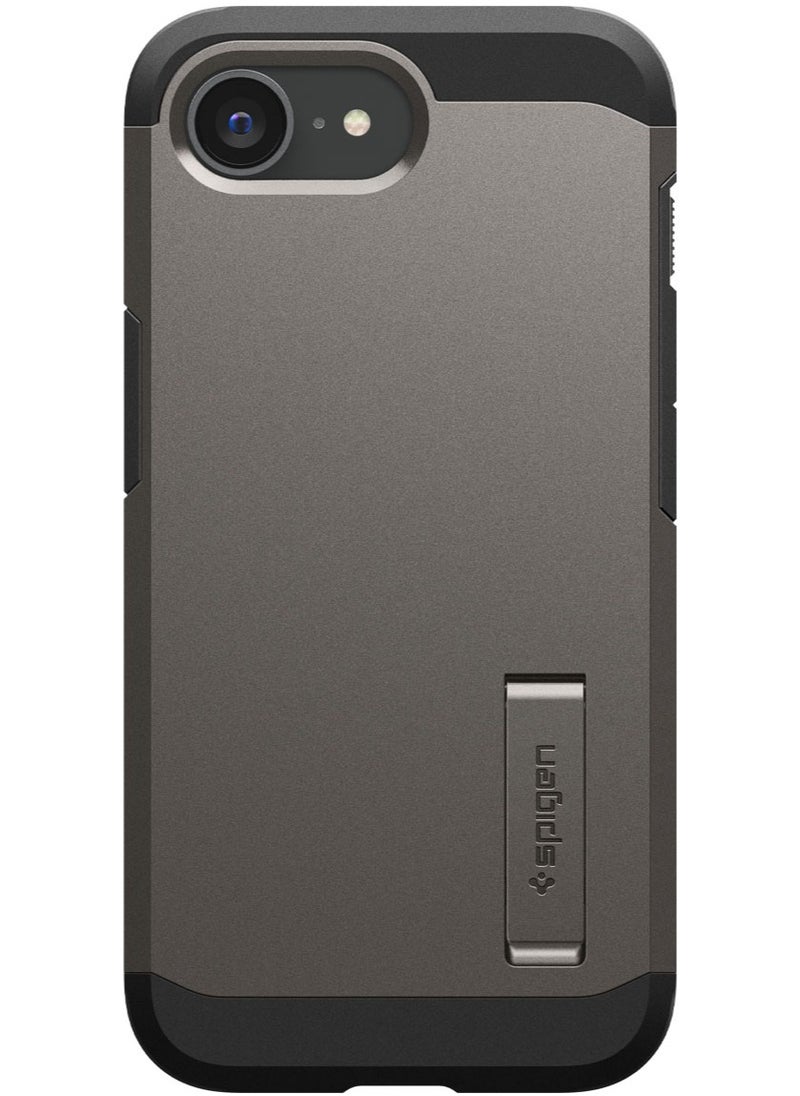 Tough Armor MagFit AI for iPhone 16E Case Cover MagSafe with Kickstand (2025) - Gunmetal