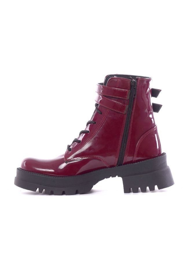Mr.joe Boot For Women -Burgundy  - Image 4