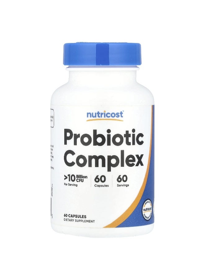 Nutricost, Probiotic Complex, 60 Capsules (Packaging may vary) - Image 1