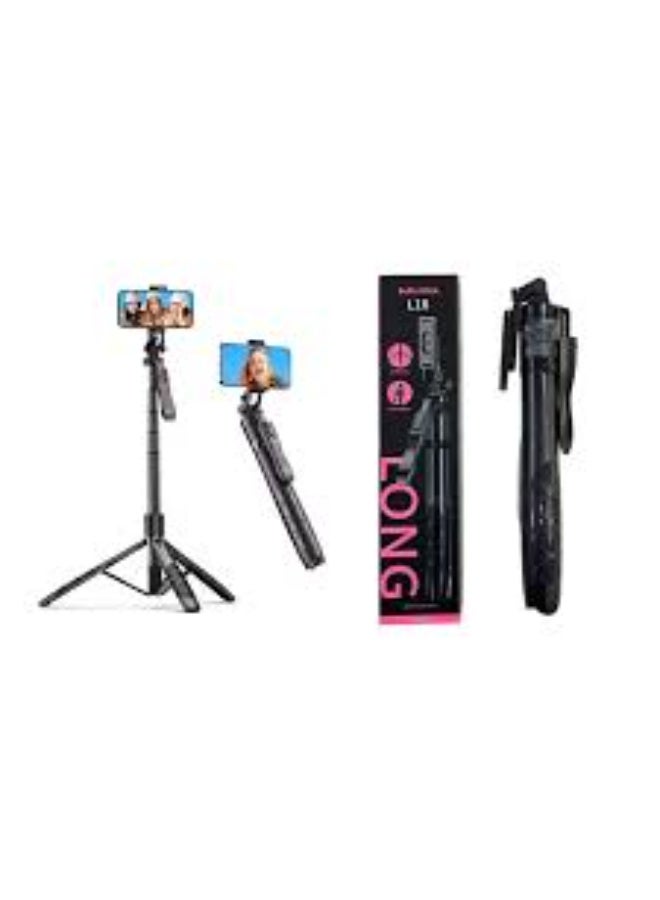 Dreamzon L16 61" Multi-Function Selfie Stick Tripod Long Selfie Stick for iPhone&Android Multiple Mount for Camera Gopro Fill Light Aluminum Portable Mobile Tripod with Bluetooth Remote,Black - Image 3