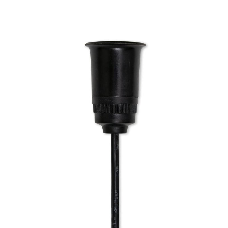 SeCro حامل مصباح LED من نوع E27 مع كابل تمديد، حامل مصباح مع سلك مرن وقابس 2 دبوس للاستخدام المتعدد (8 أمتار) - Image 2