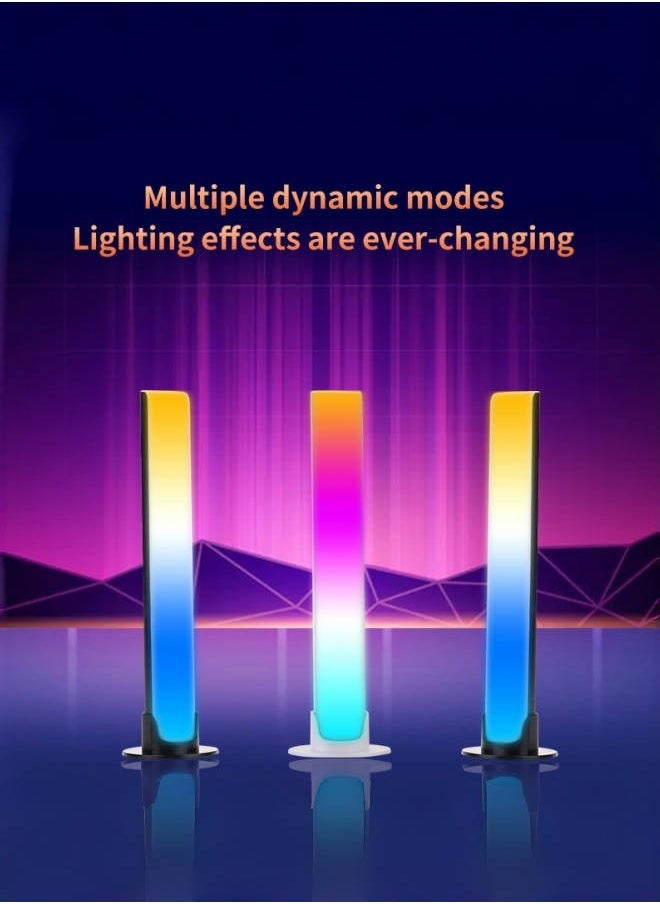 DAREU - RGB Light Bar, Music Sync RGB IC LED Lights Bars, USB Powered Ambient Lighting, Changing Gaming TV Backlight for PC Room Monitor Desk - Image 1