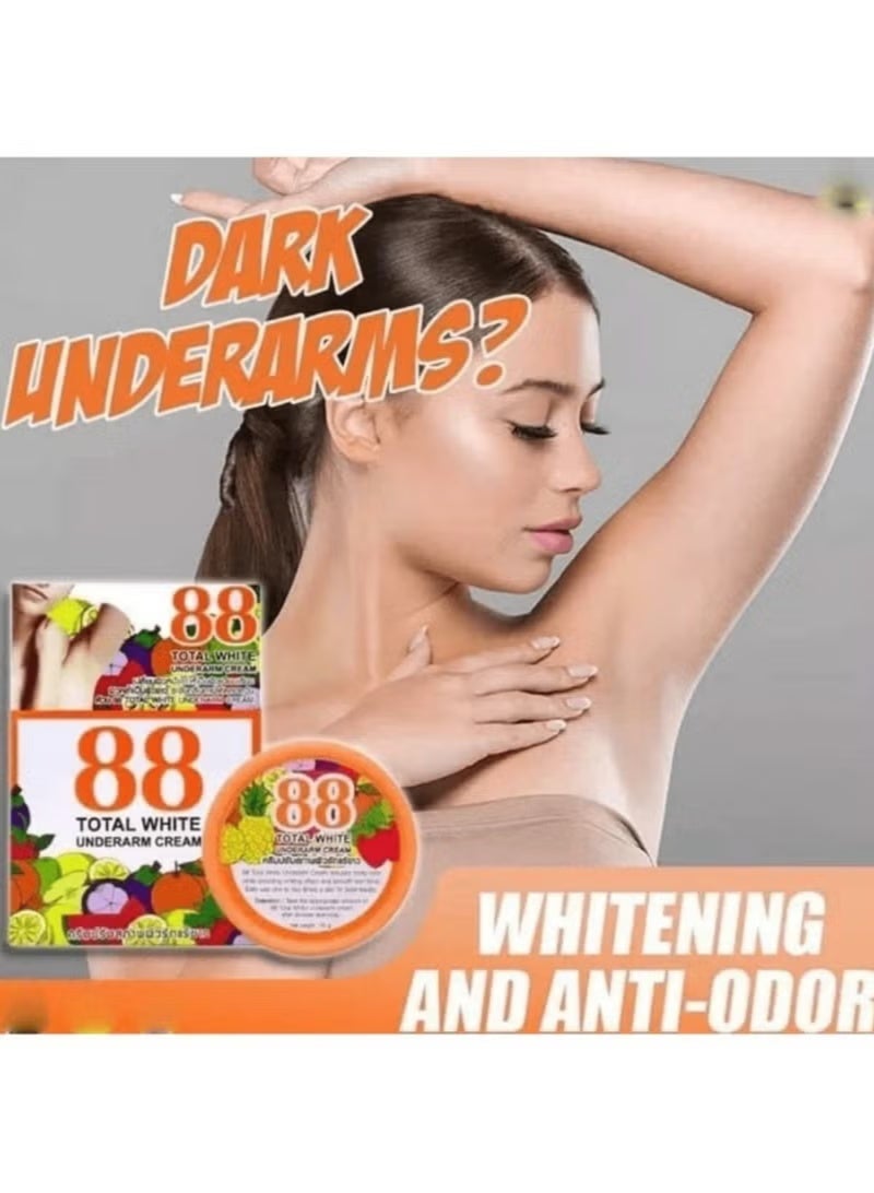 توتال وايت 88 كريم توتال وايت لتبييض الإبطين من قطعتين 35+35 جم - Image 3